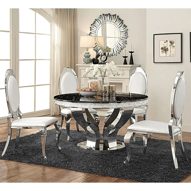 Chester - Upholstered Dining Side Chair (Set of 2) - Creamy White by HouseOfZazla