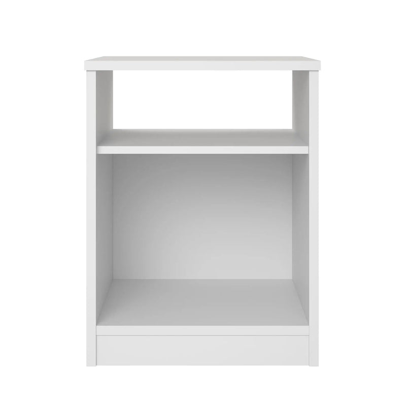 Open Shelf Nightstand - White by HouseOfZazla