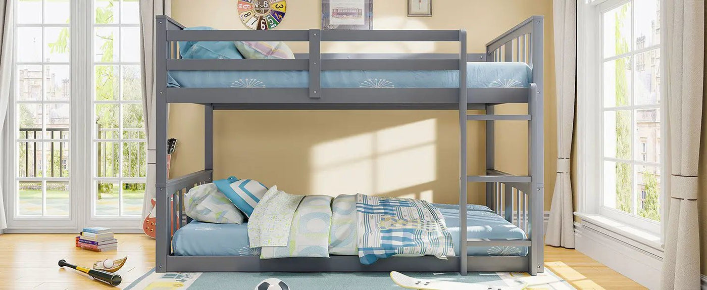 Solid Construction Bunk Bed & Ladder by HouseOfZazla