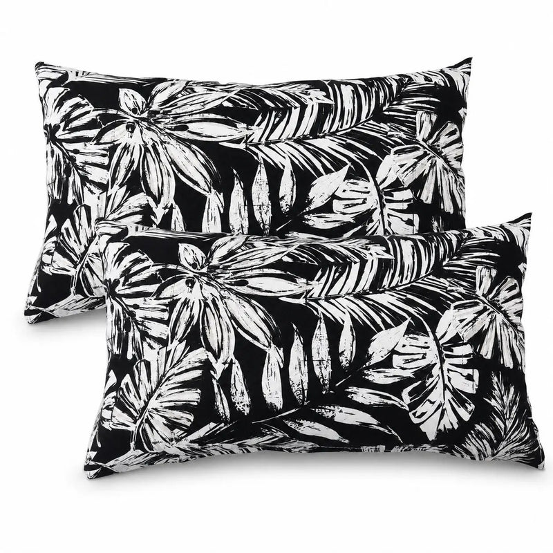 4 Pack Outdoor Lumbar Pillows with Inserts by HouseOfZazla