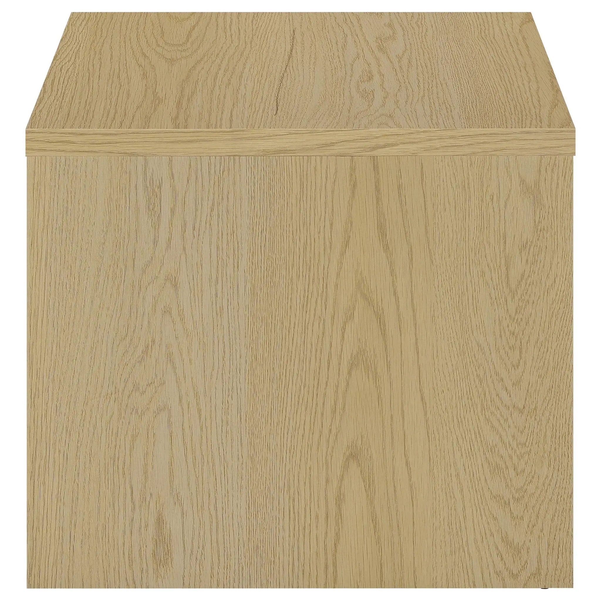 Canoga 3-piece Lift Top Cocktail Coffee Table Set Light Oak by Unique Piece Furniture