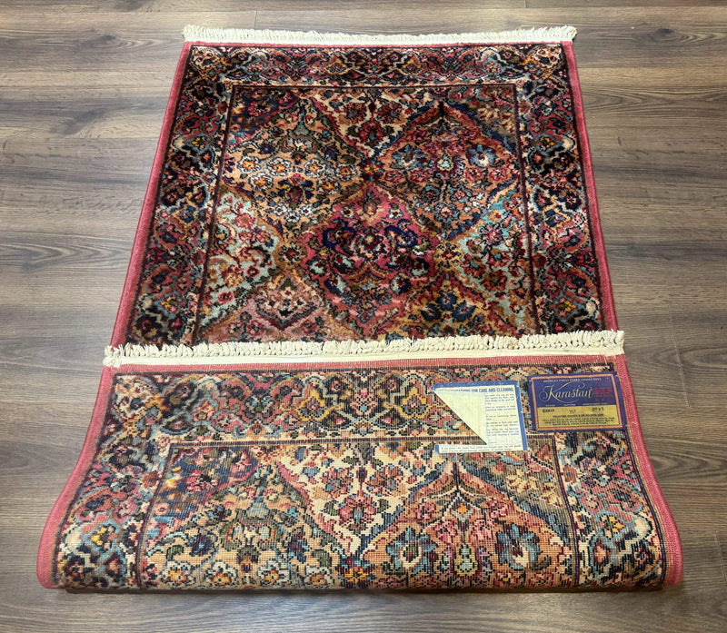 3x5 Karastan Multicolor Panel Kirman Rug #717, Wool Original 700 Series by Jewel Rugs