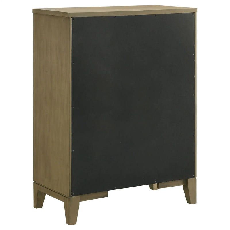 Menlo - 5 Drawer Bedroom Chest Of Drawers - Natural by HouseOfZazla