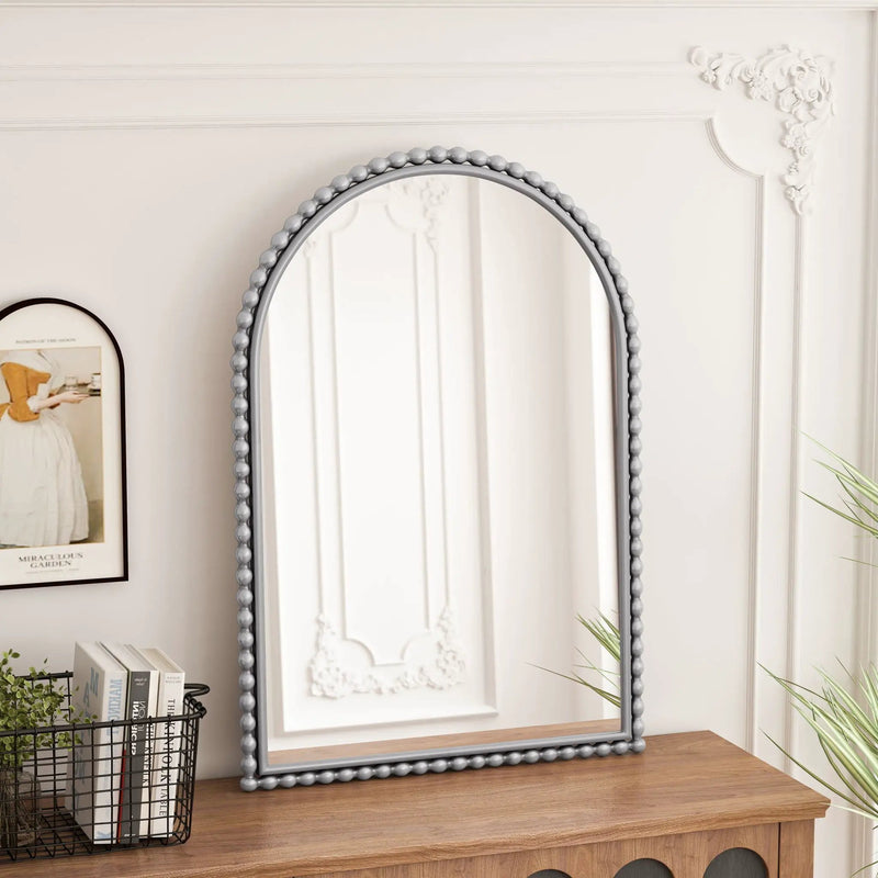 Vintage Iron Art Arch Mirror, Wall Hanging Or Table Display by Unique Piece Furniture
