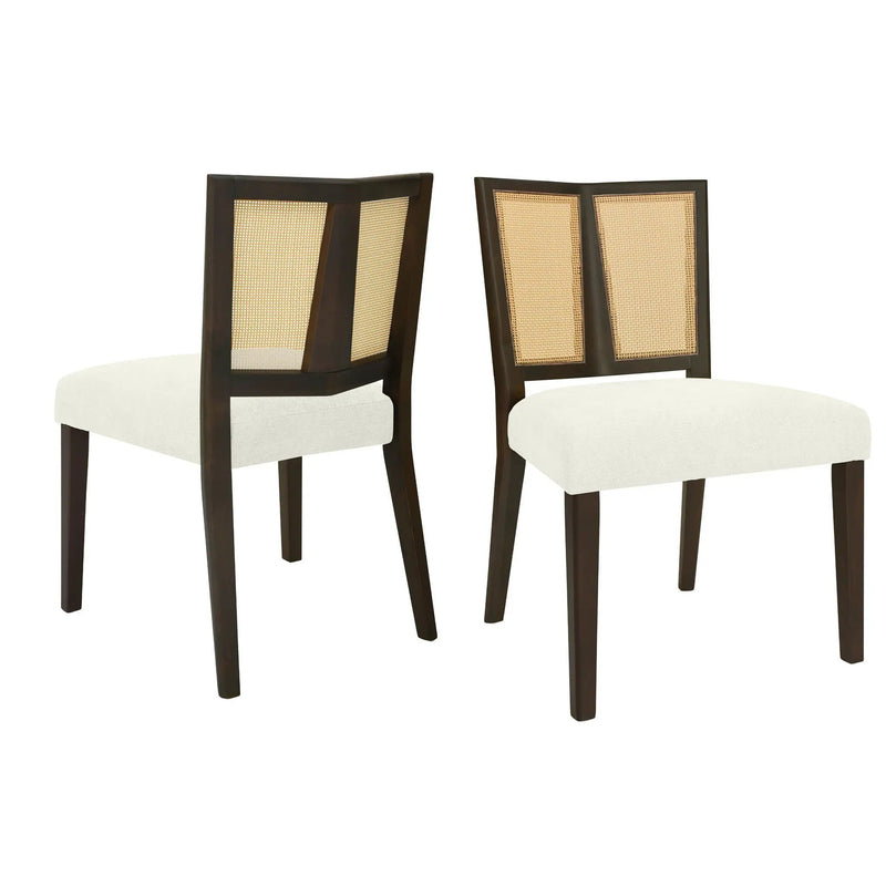 Rattan Dining Chair Without Arms (Set of 2) by HouseOfZazla