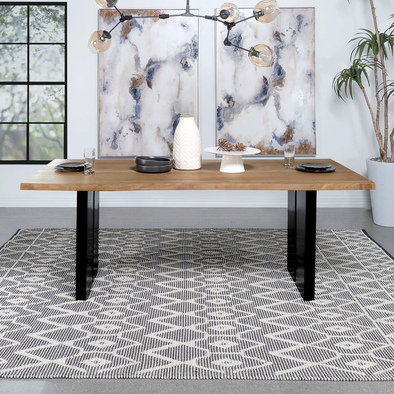Montesano - Rectangular Dining Table - Natural by HouseOfZazla