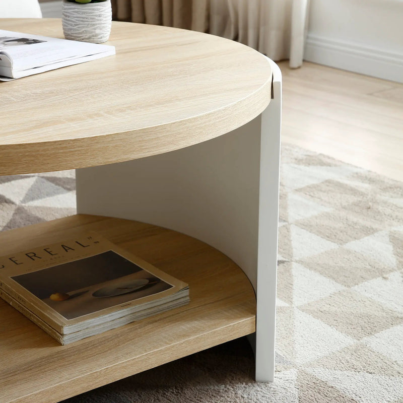 End Table with 2-Layer Storage Shelves by HouseOfZazla