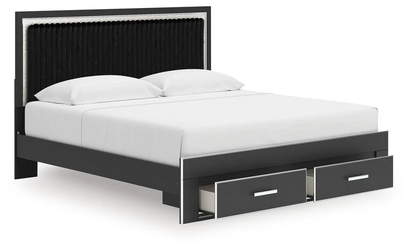 Zuraleus - Upholstered Panel Platform Storage Bed by Unique Piece Furniture