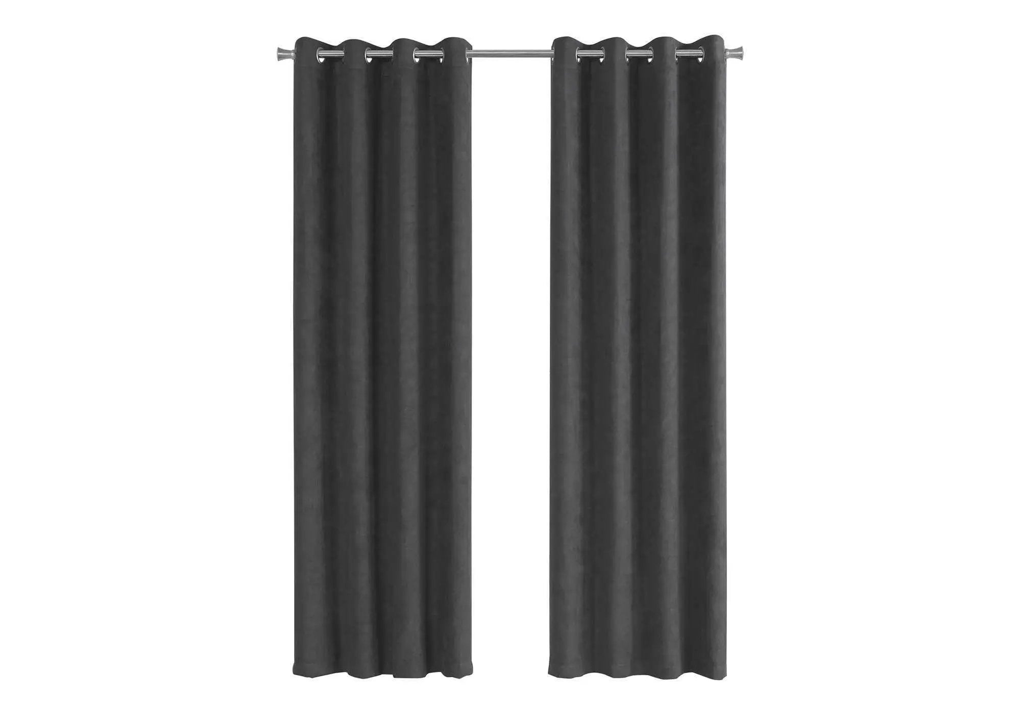 2 Pieces Set, Curtain Panel, Room Darkening, Grommet by Unique Piece Furniture