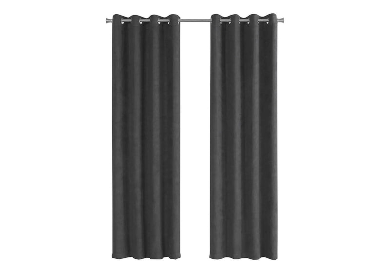 2 Pieces Set Room Darkening Curtain Panels with Grommet by HouseOfZazla