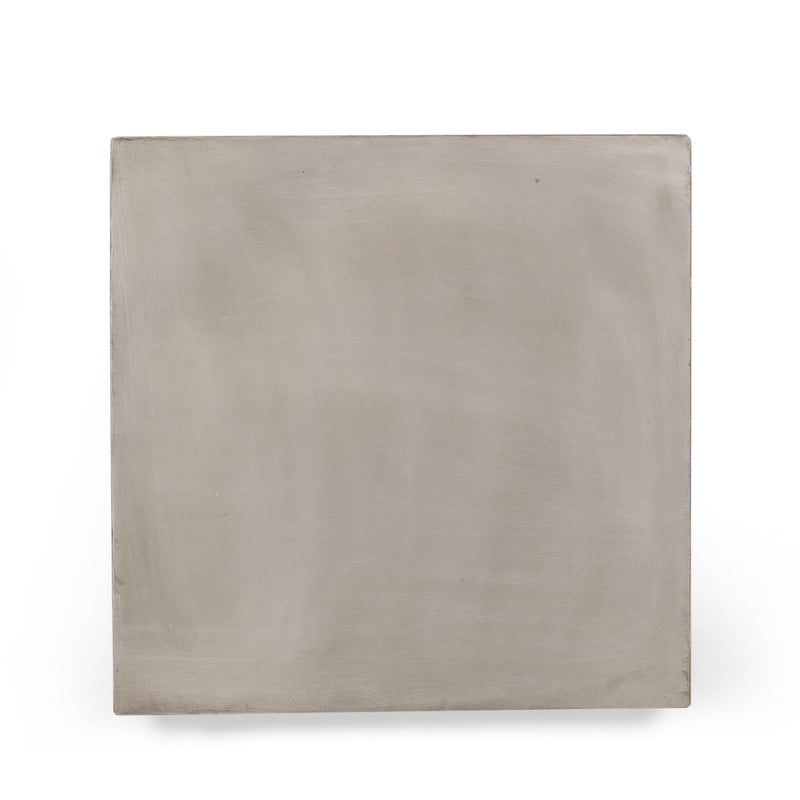Outdoor MGO Square Side Table, Light by HouseOfZazla