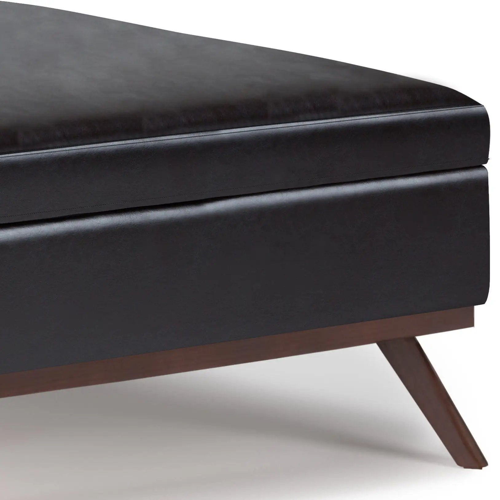 Owen - Multifunctional Square Coffee Table Storage Ottoman by HouseOfZazla