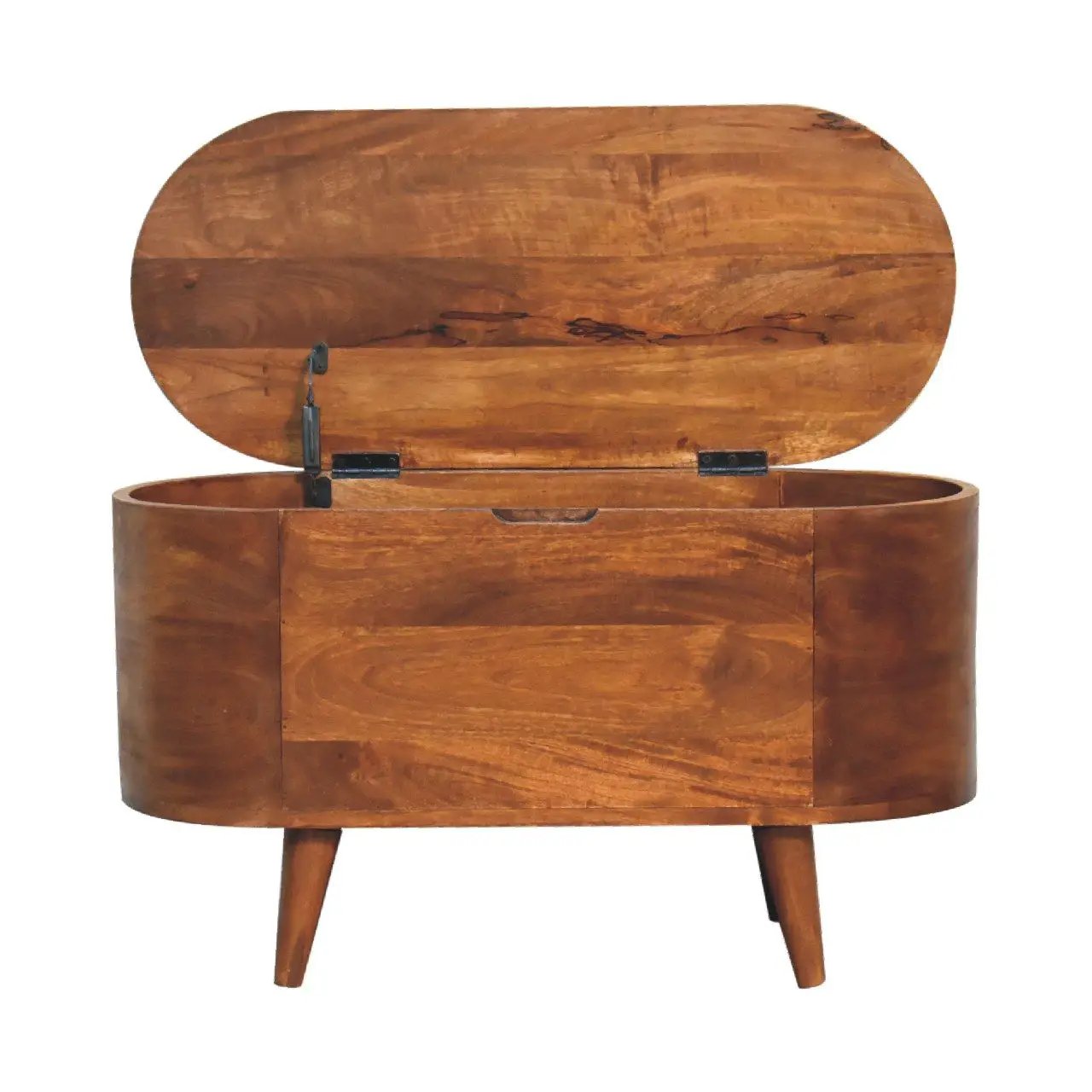 Rounded Lid Up Blanket Box by Unique Piece Furniture
