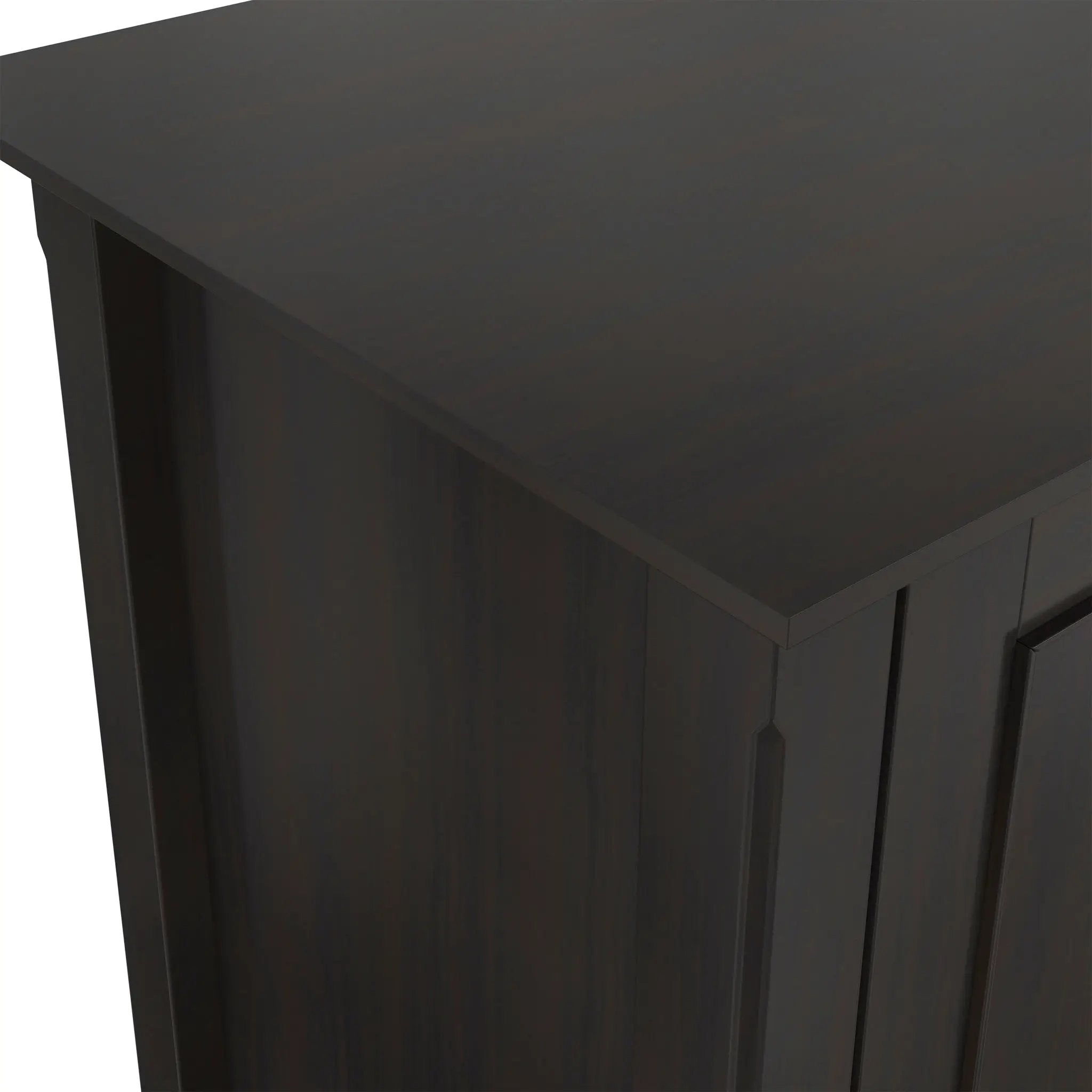 Amherst - 2 Door Storage Cabinet & Adjustable Shelving - Brown by HouseOfZazla