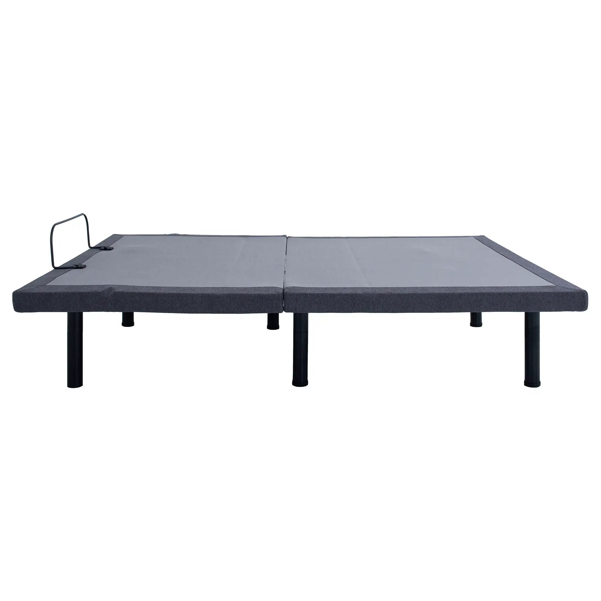California King Adjustable Bed Base With Ergonomic Support And Wireless Remote Control - Black by HouseOfZazla