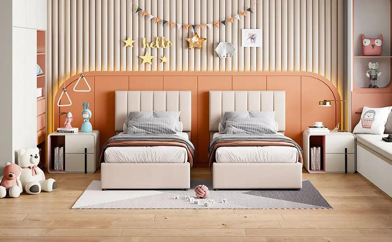 Upholstered Platform Bed With A Hydraulic Storage System by HouseOfZazla