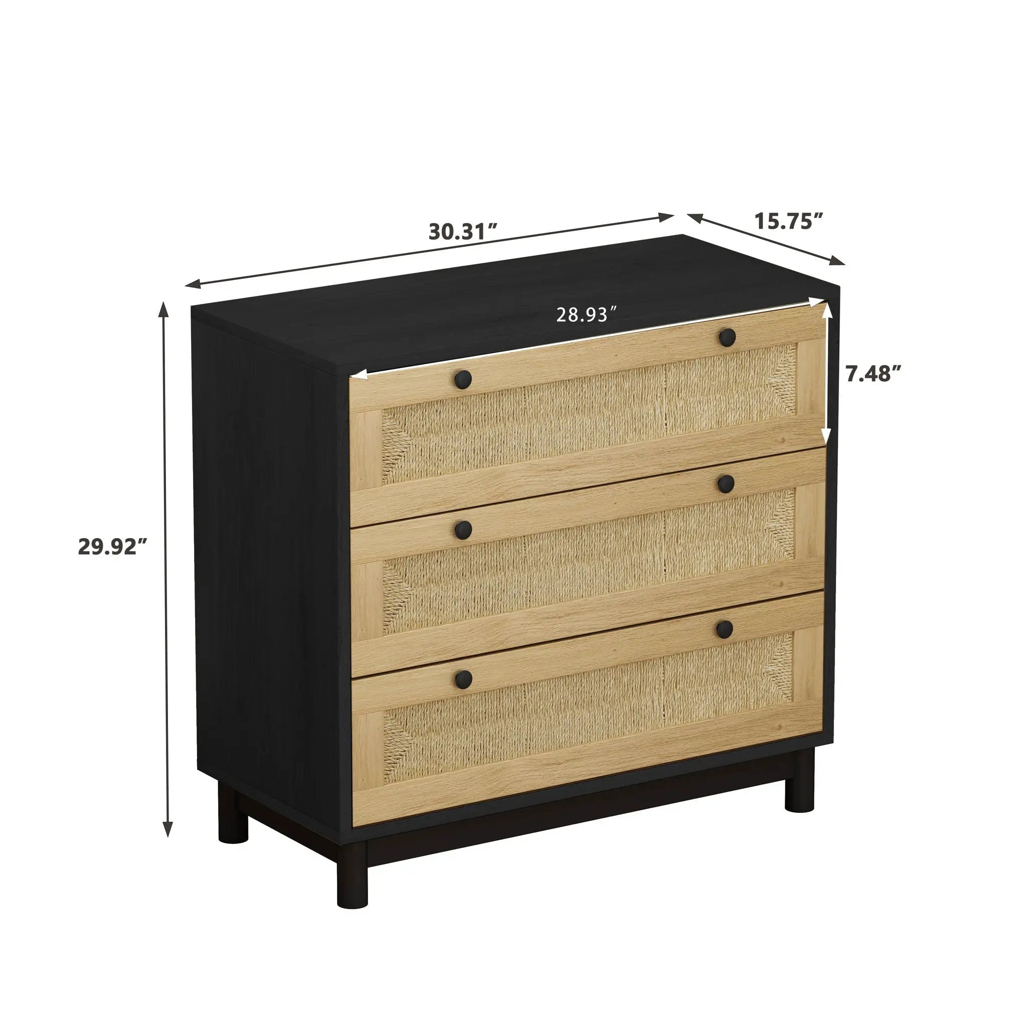 3 Drawer Storage Cabinet For Living Room by HouseOfZazla