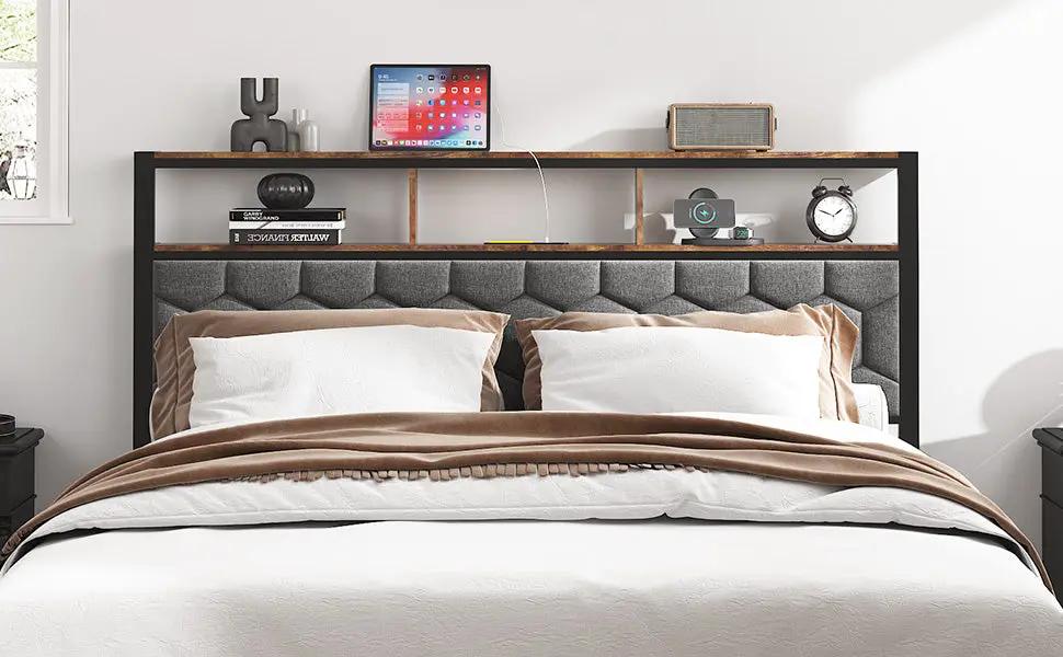 Full Size Wooden Platform Bed Frame by HouseOfZazla