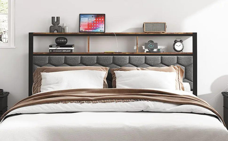 Full Size Wooden Platform Bed Frame by HouseOfZazla