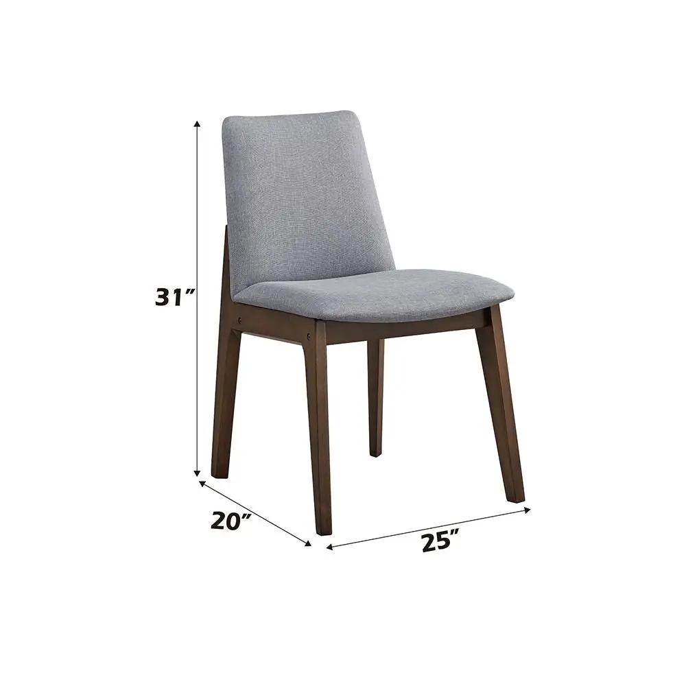 Kaela - Side Chair (Set of 2) - Walnut by Unique Piece Furniture