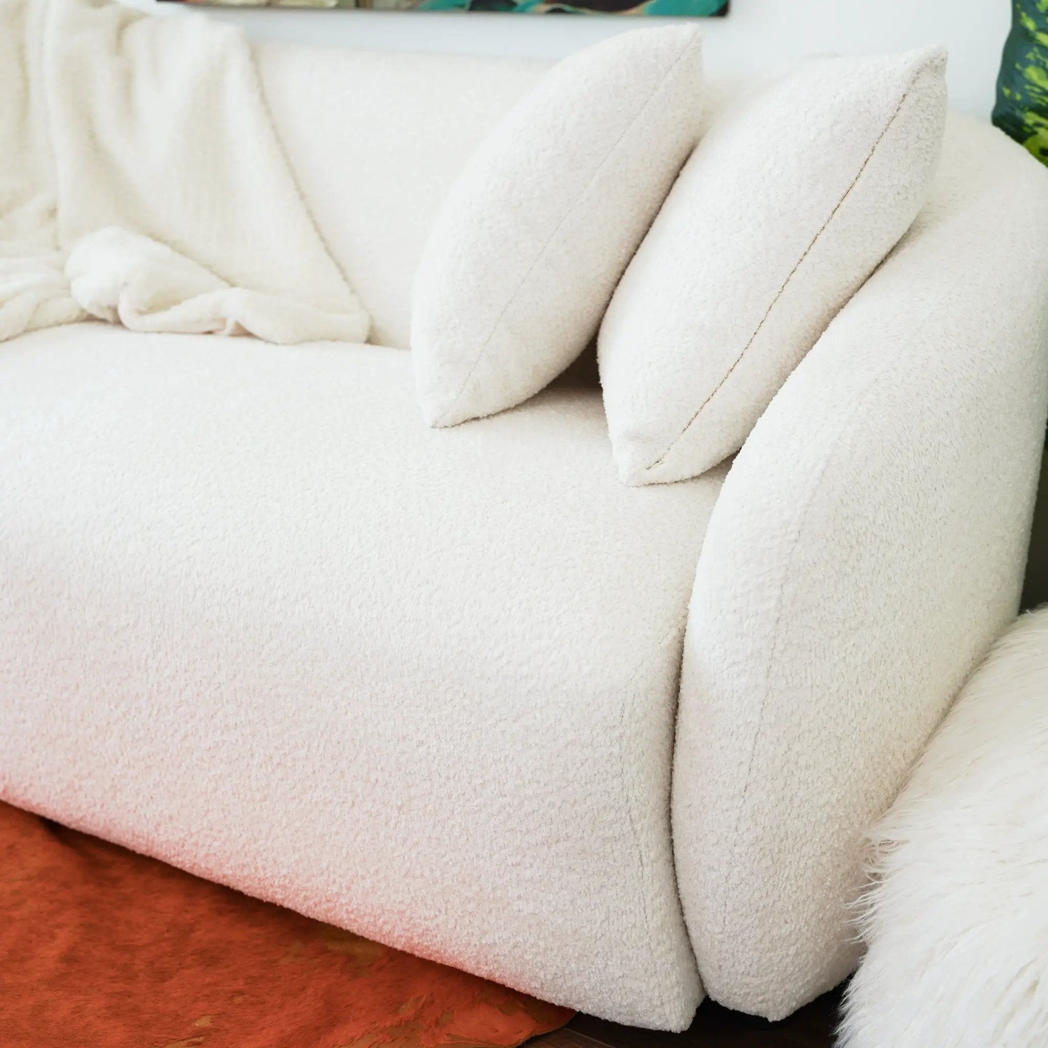Linden - Sofa - Ivory by Unique Piece Furniture