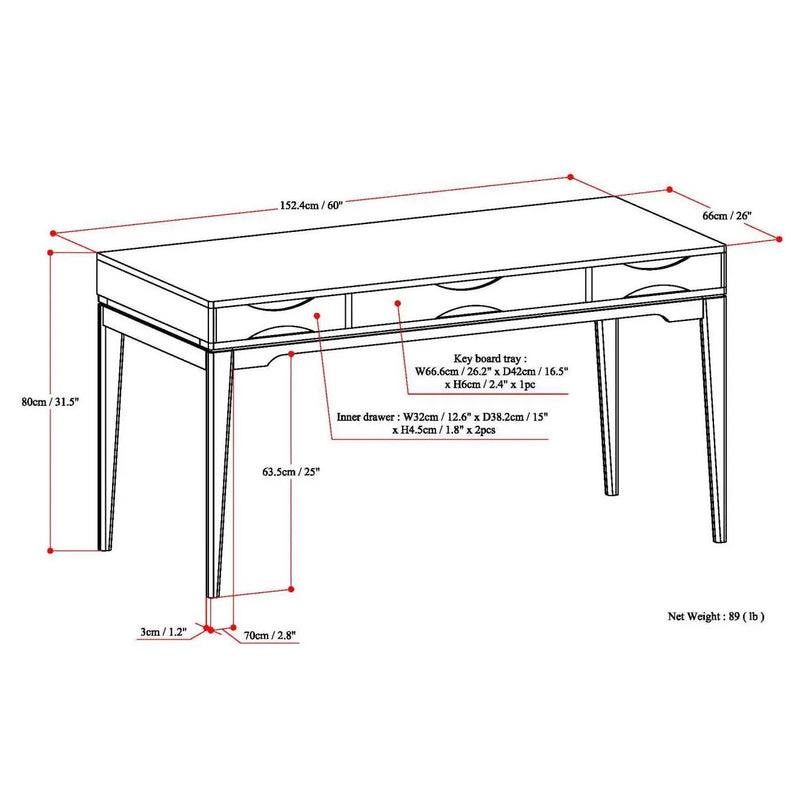 Harper - Handcrafted Desk by HouseOfZazla