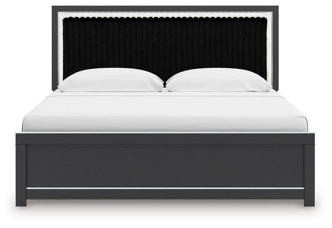 Zuraleus - Upholstered Panel Platform Bed With Roll Slats by Unique Piece Furniture