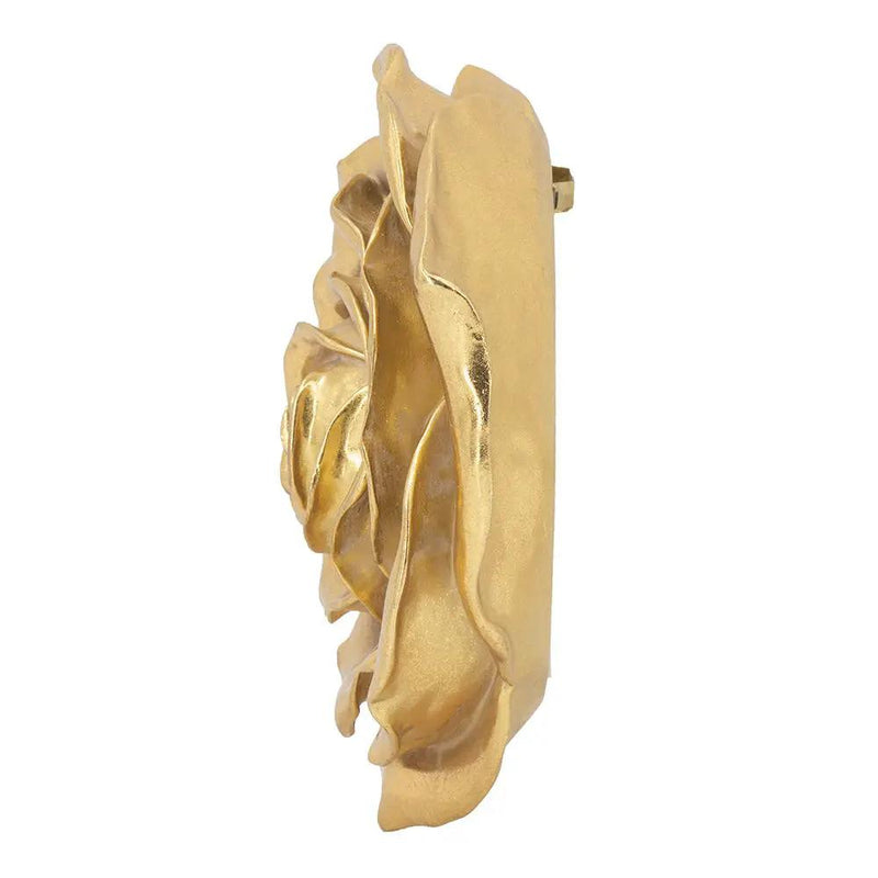 Rose Hanging Wall Accents (Set of 2) - Gold by HouseOfZazla