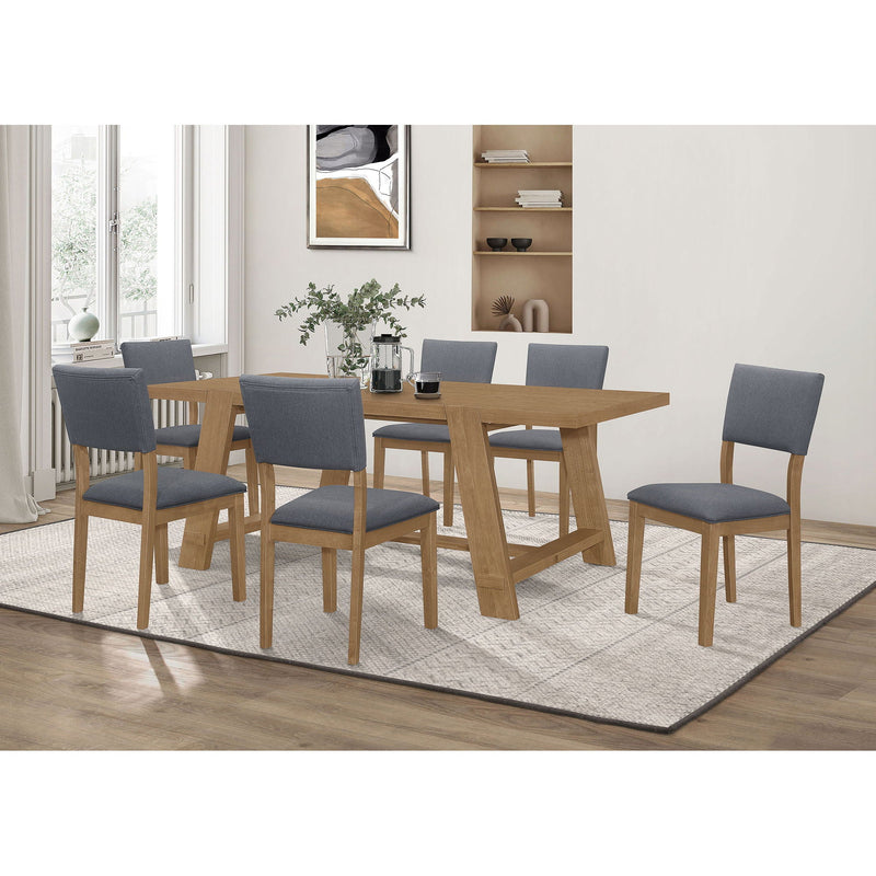 Modern Farmhouse Dining Set With Table And Chairs by HouseOfZazla