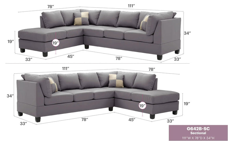 Malone - Comfort Sectional by HouseOfZazla