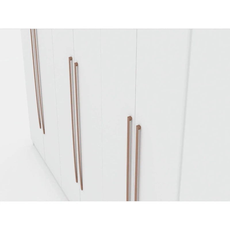 Gramercy - Free Standing Wardrobe Closet With Drawers And Shelves by HouseOfZazla