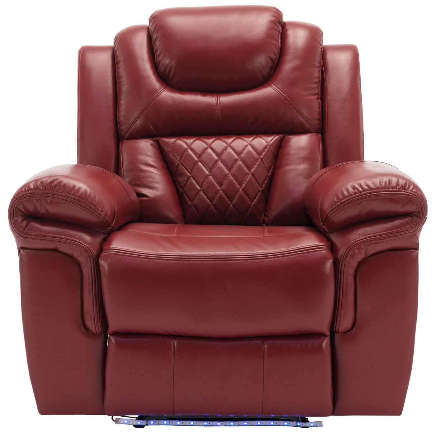 Home Theater Seating Manual Recliner Chair With Led Light Strip For Living Room by Unique Piece Furniture