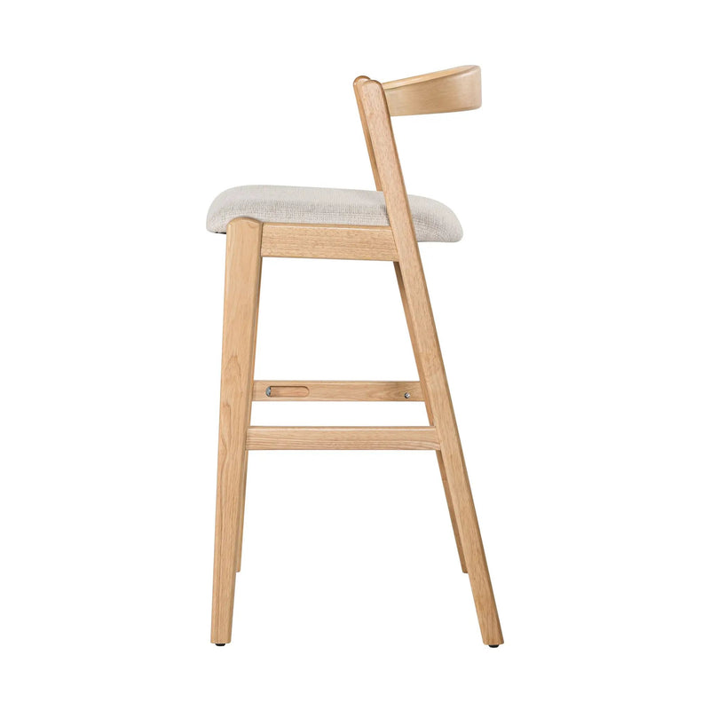 Balmain Indoor Rubberwood Barstool by HouseOfZazla