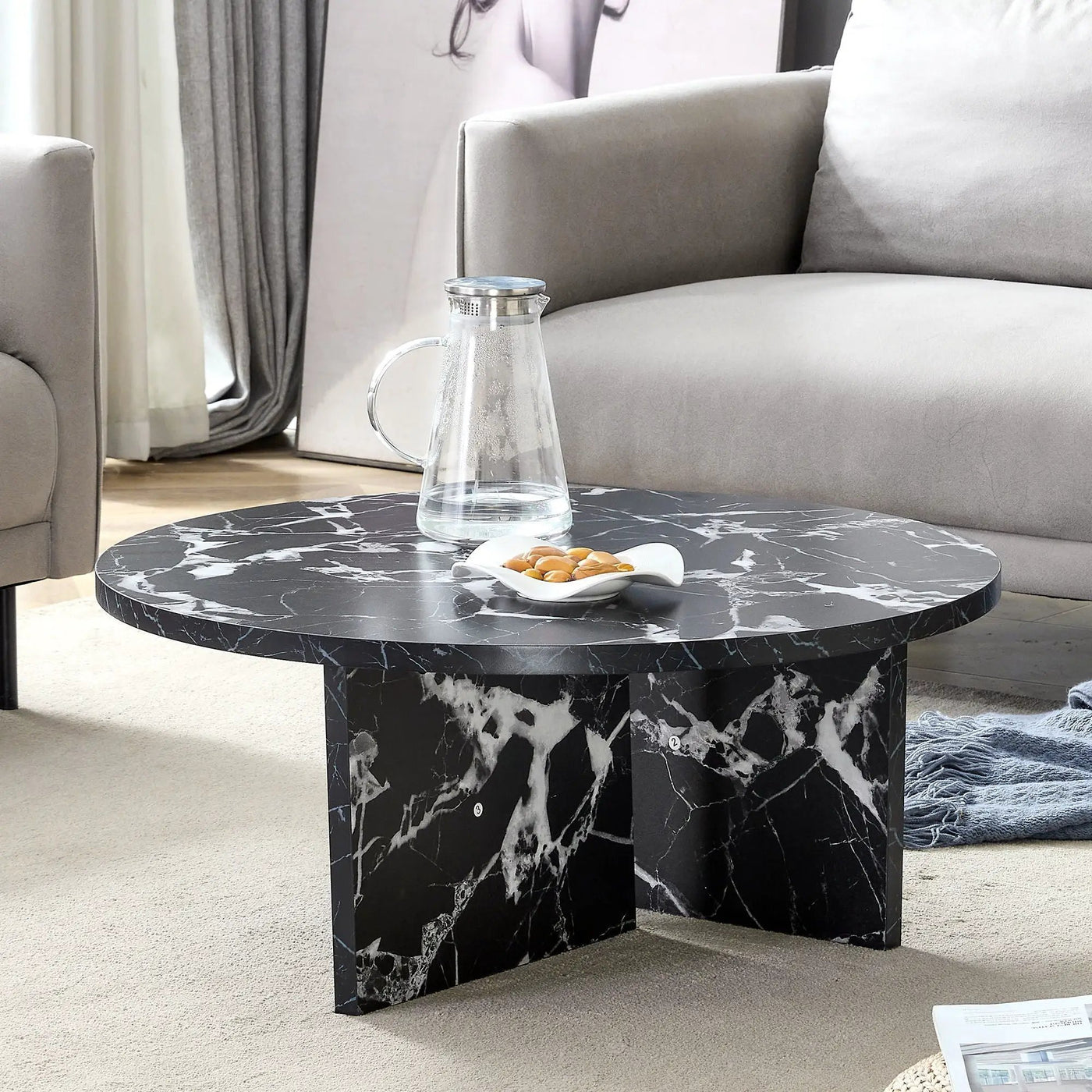 Versatile Round Coffee Table For Various Interior Styles by Unique Piece Furniture