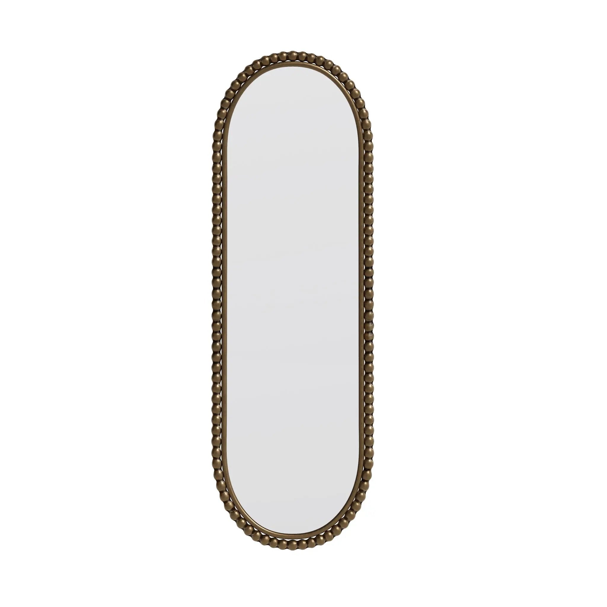 Oval Retro Mirror, Wall Hanging Mirror For Living Room by HouseOfZazla