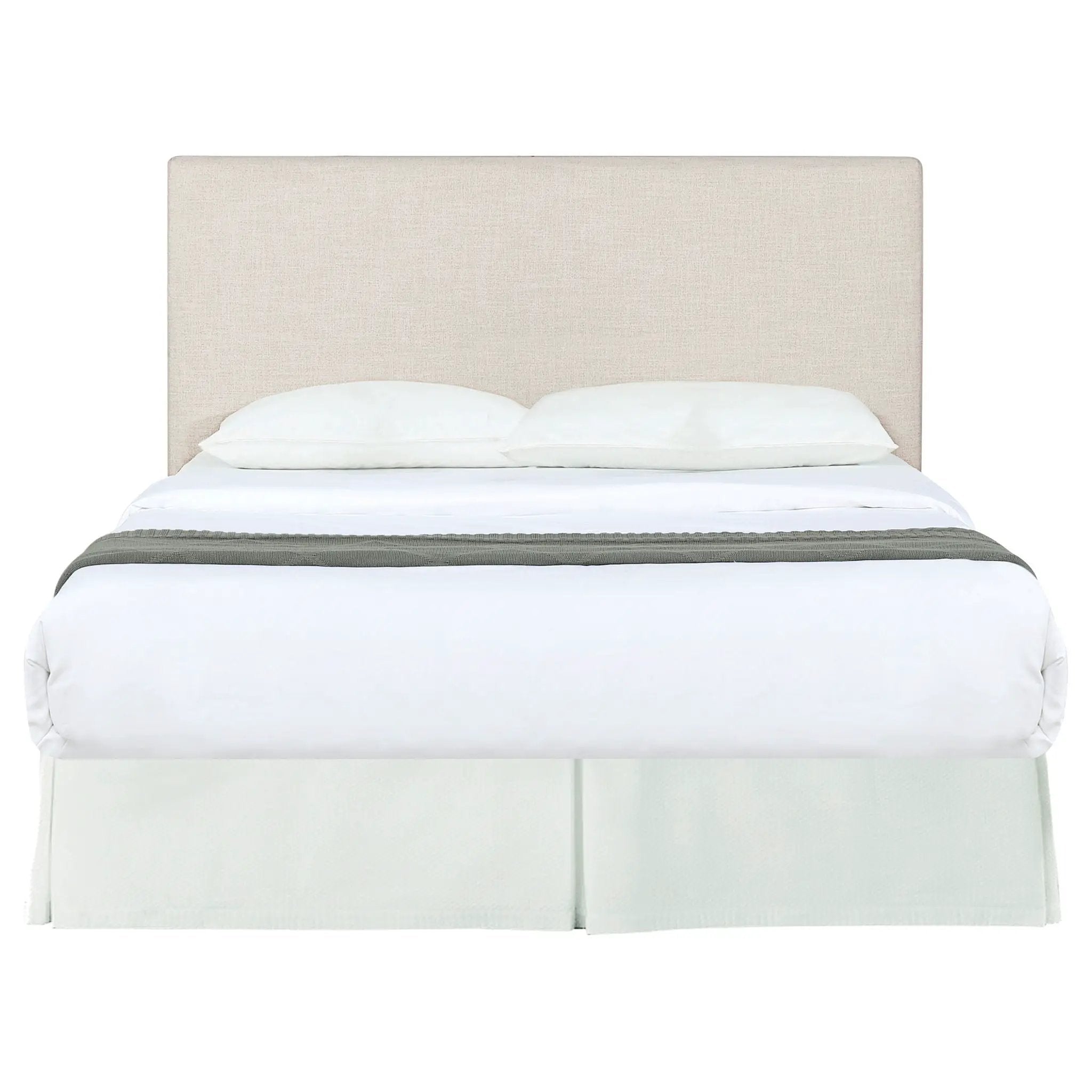 Pirro Upholstered Queen or Full Panel Headboard Sand by Unique Piece Furniture