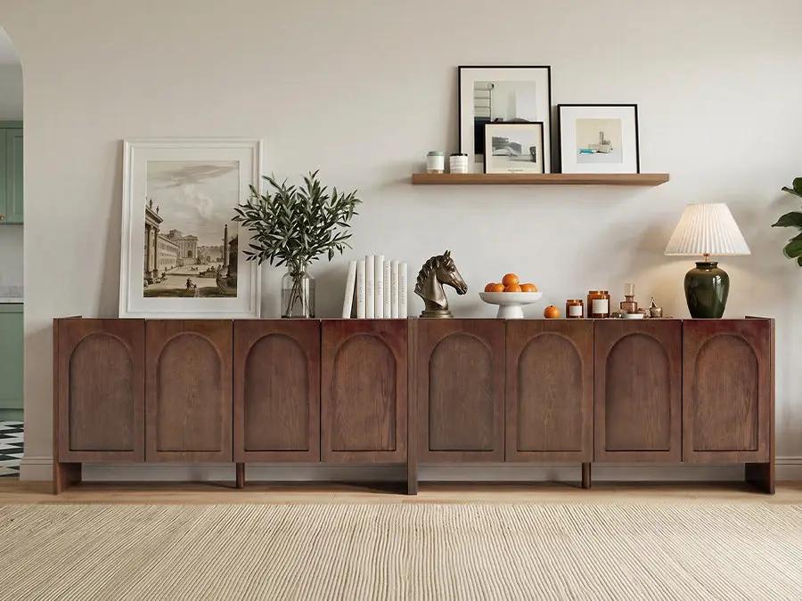 Mid-Century Modern 4-Door Credenza Sideboard by HouseOfZazla