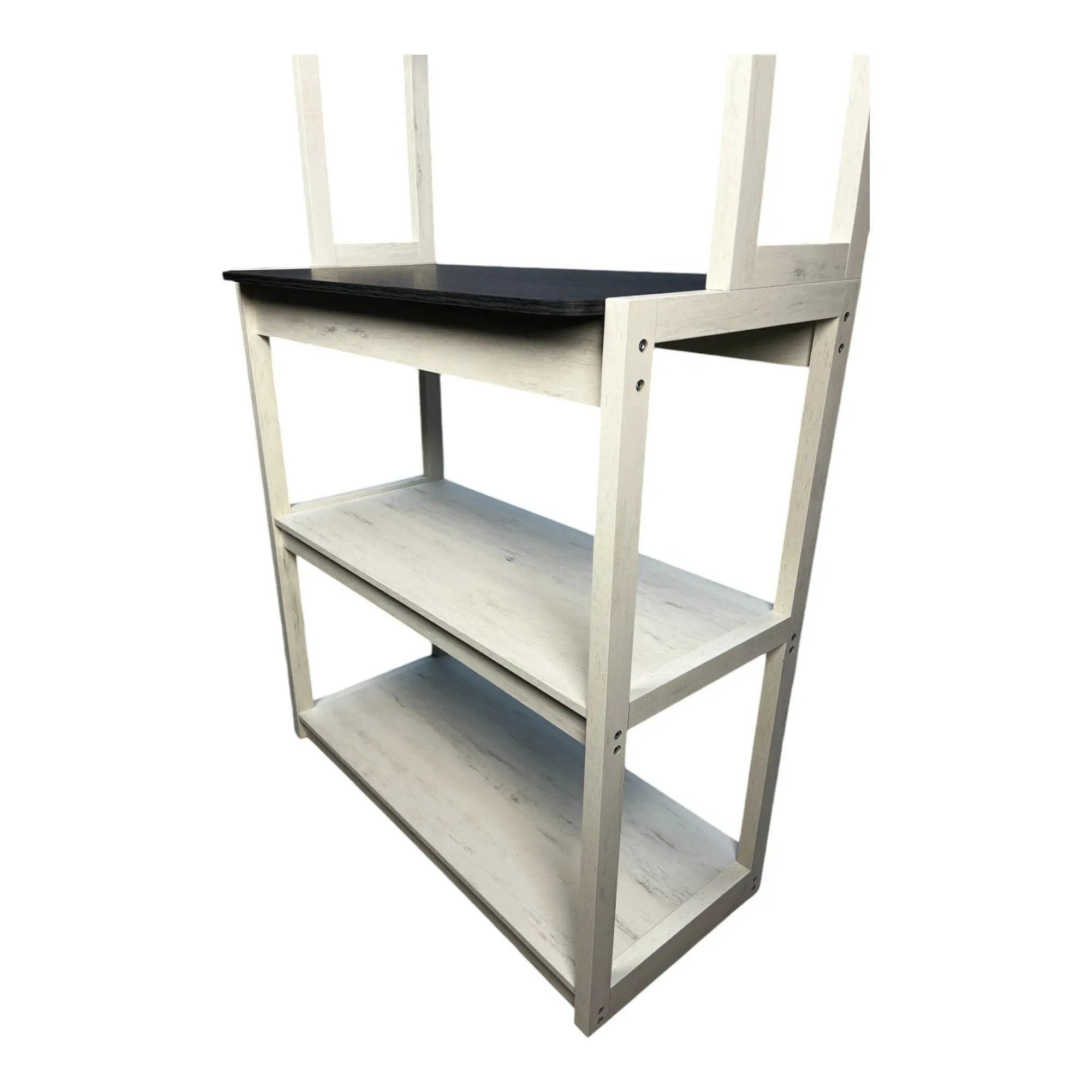 31.5" Baker's Rack in White and Black by HouseOfZazla