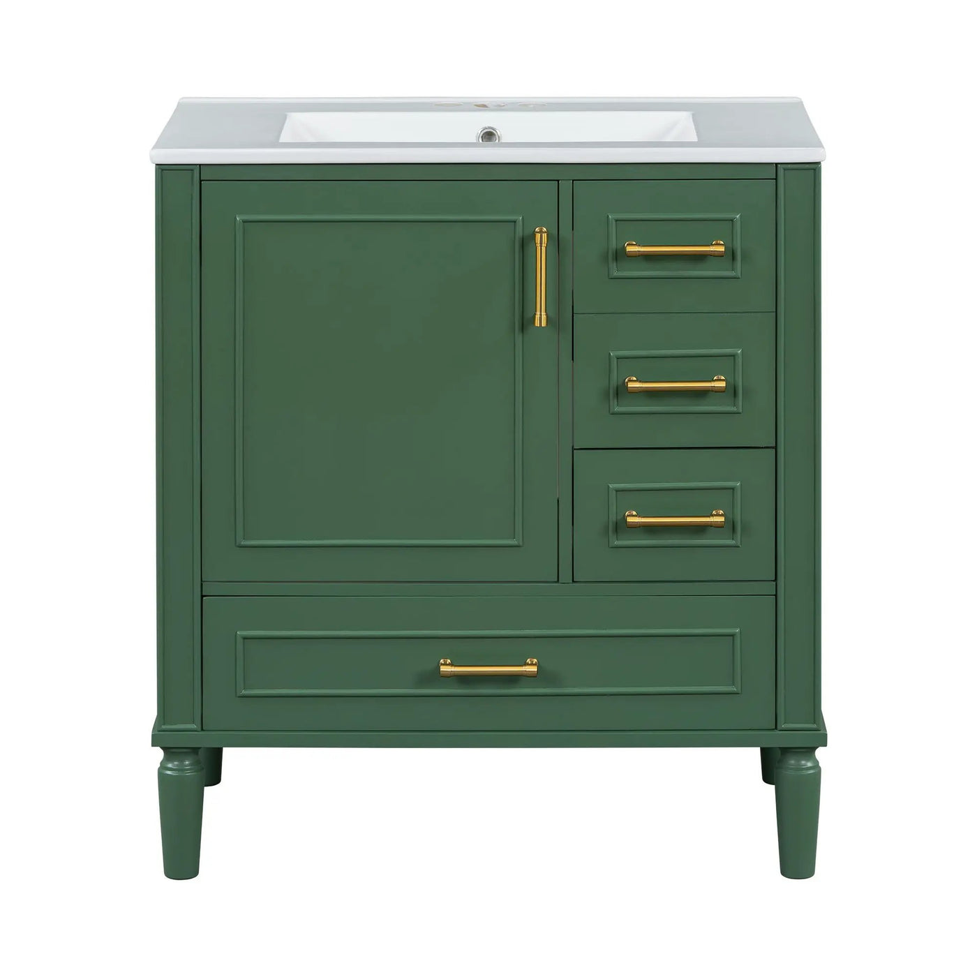 Traditional Bathroom Vanity Set With Soft Close Doors by Unique Piece Furniture
