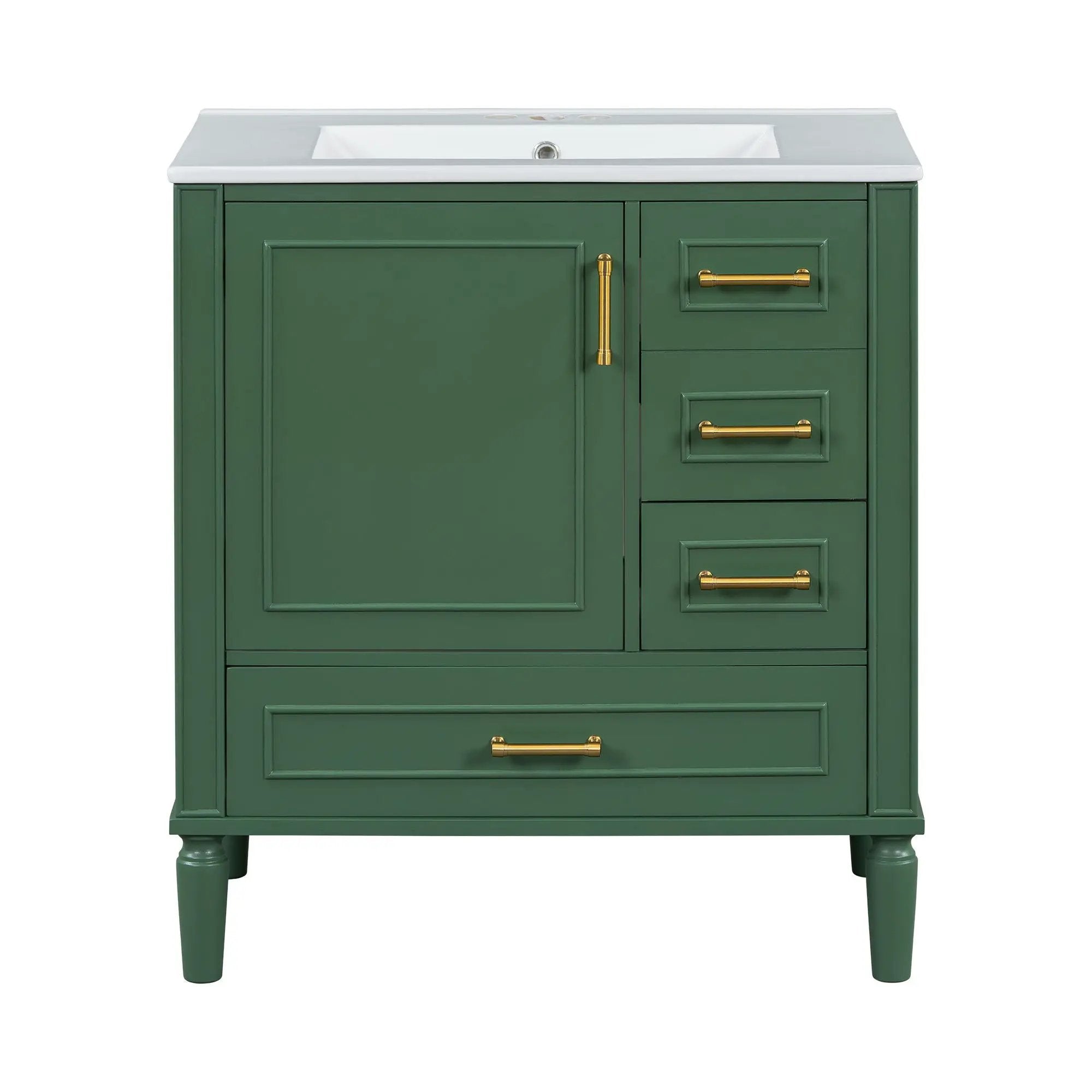 Traditional Bathroom Vanity Set With Soft Close Doors by Unique Piece Furniture