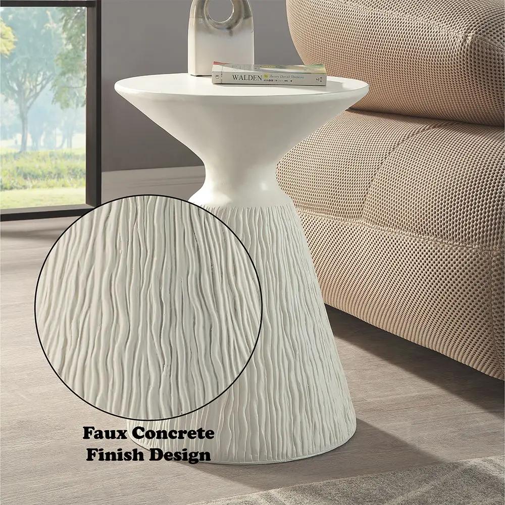 Duane - Accent Table - Natural White by Unique Piece Furniture