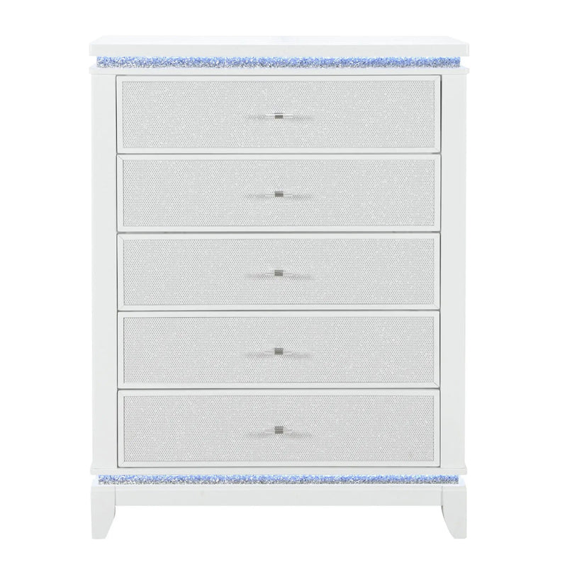 Adalid - Chest With LED Lighting - White by Unique Piece Furniture