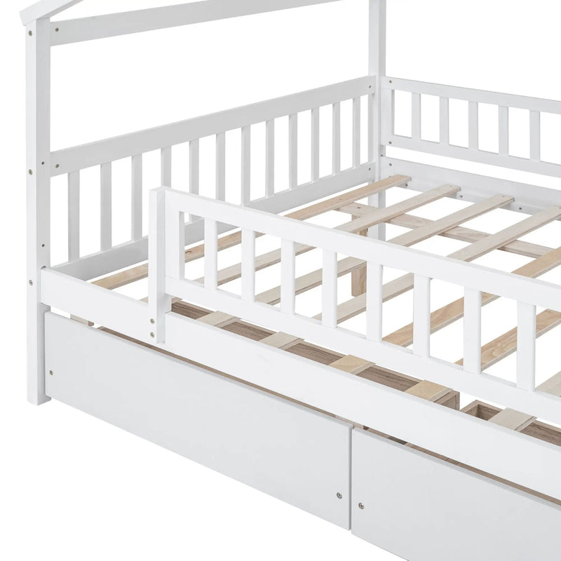 House Bed With 2 Drawers by HouseOfZazla