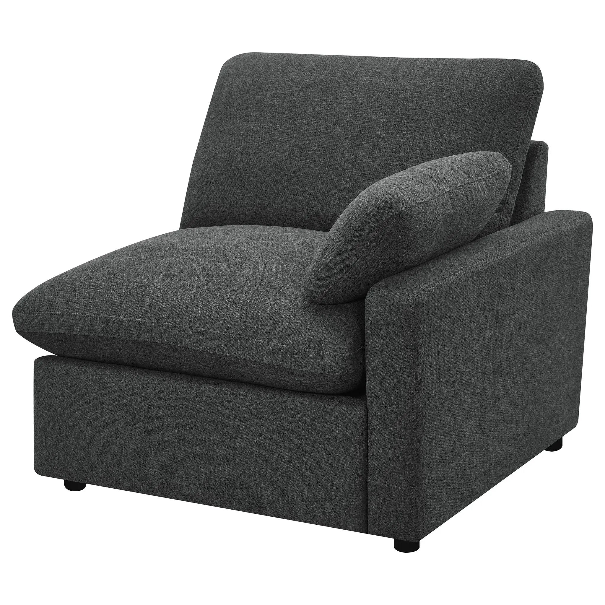 Collins Modular Power Loveseat Dark Grey by Unique Piece Furniture