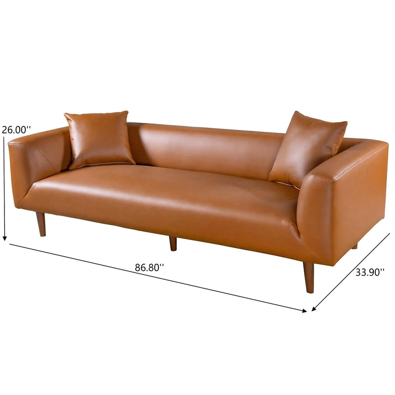 Elwood - Sofa - Cognac by HouseOfZazla