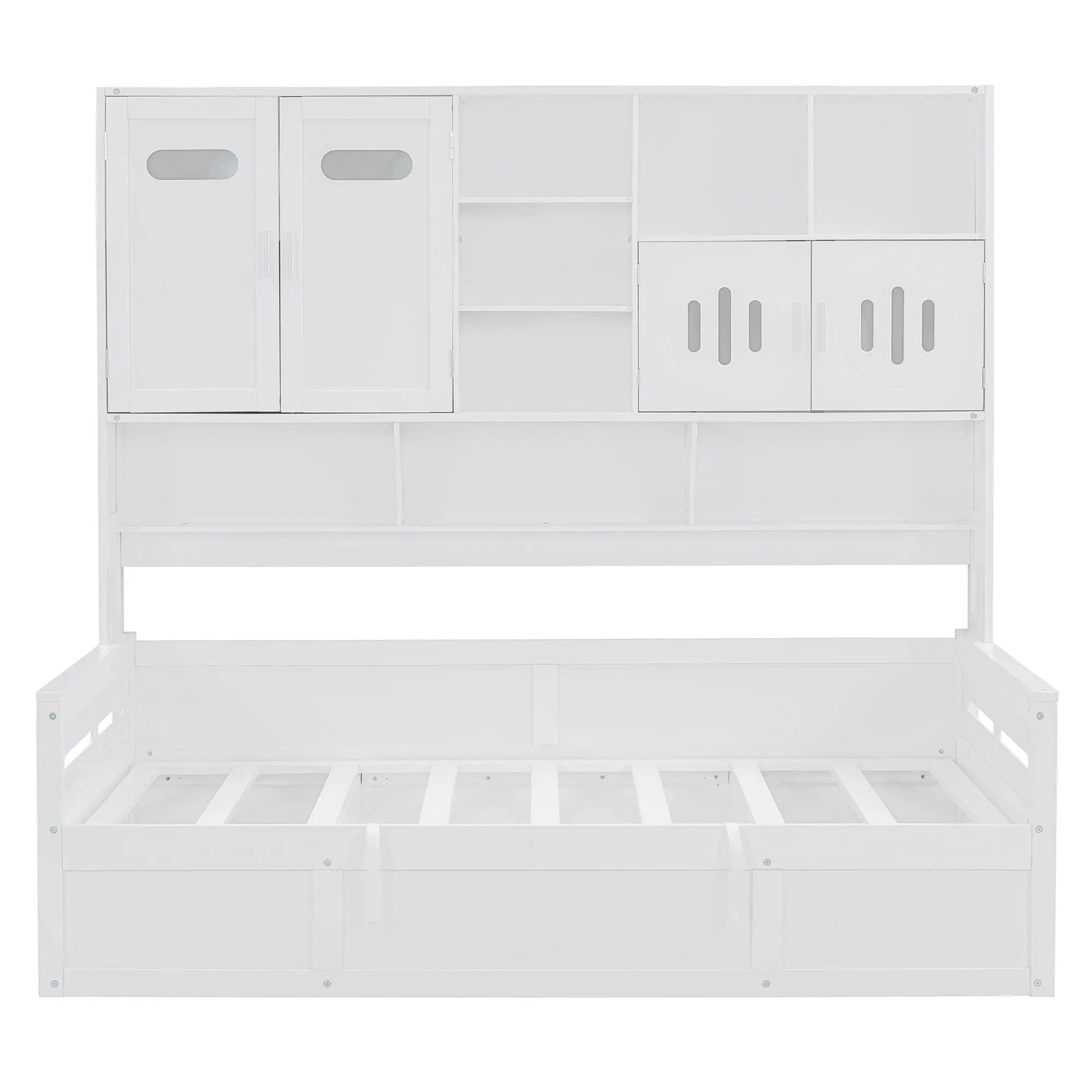 Daybed With All-In-One Cabinet And Shelf by HouseOfZazla