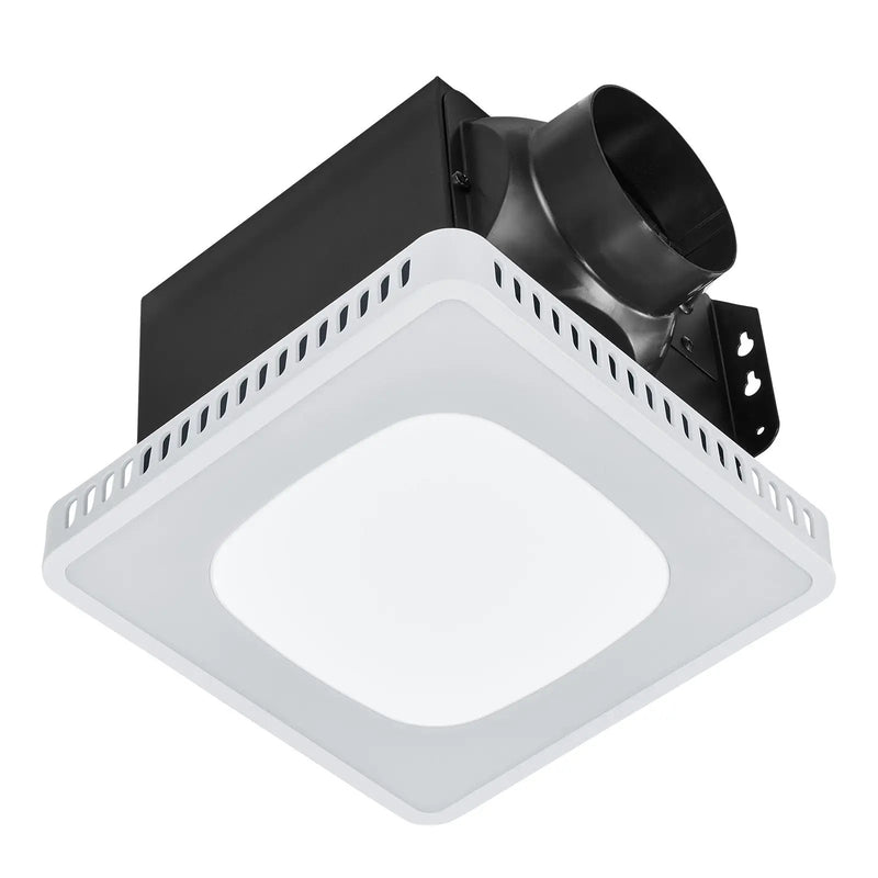 Bathroom Exhaust Fan with Seven Colors RGB Lights and Low Noise by HouseOfZazla