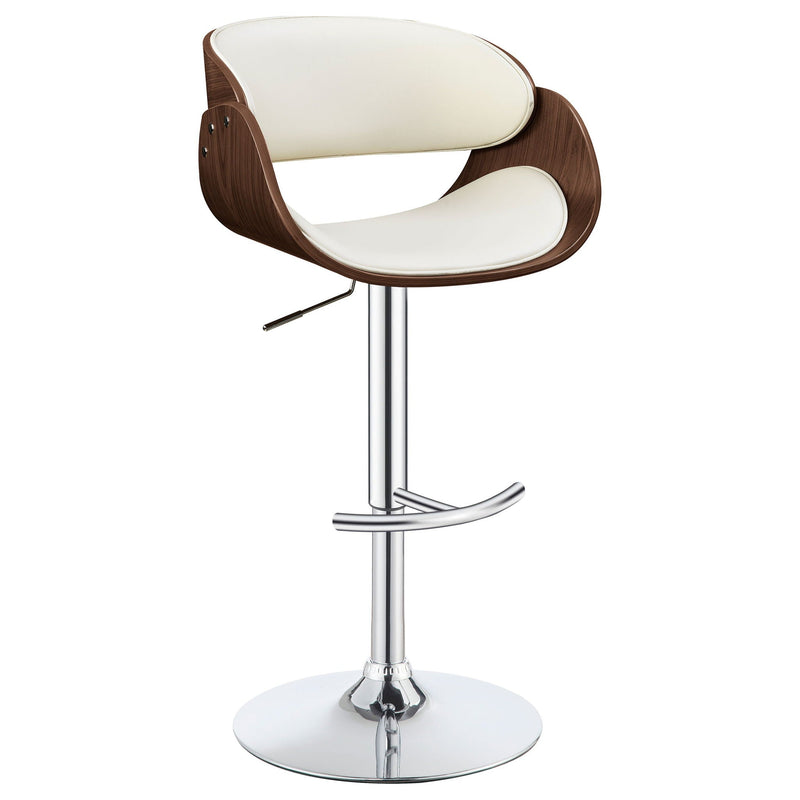 Ergonomic Adjustable Bar Stool - Ivory by HouseOfZazla