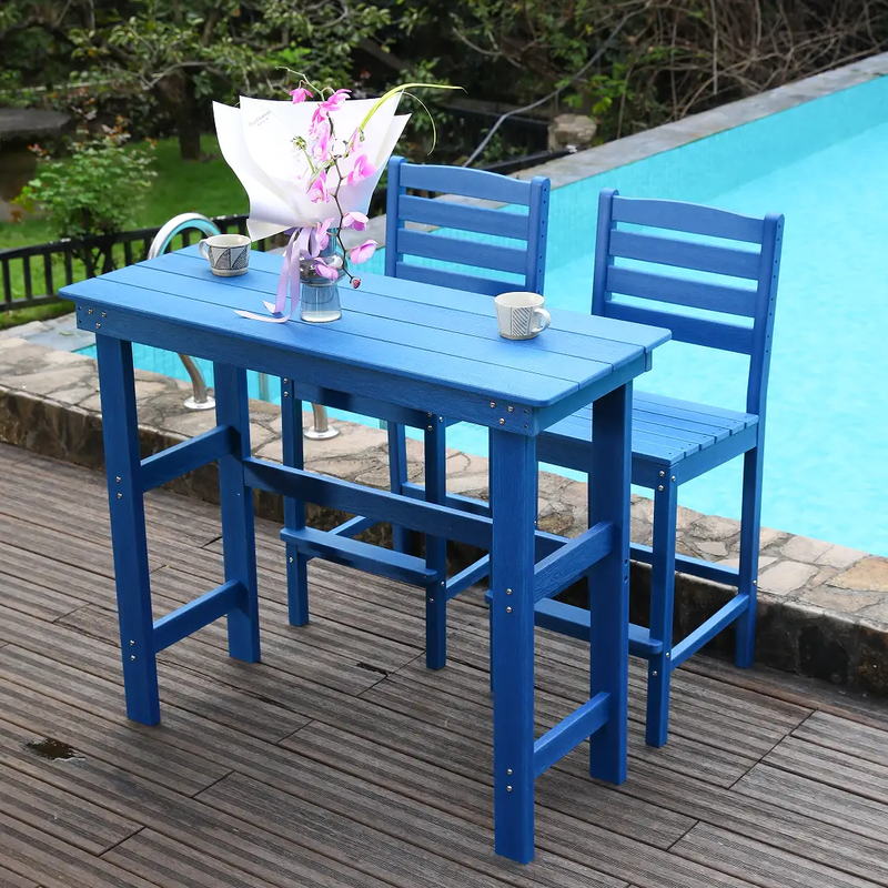 Outdoor Patio Bar Height Chair by HouseOfZazla