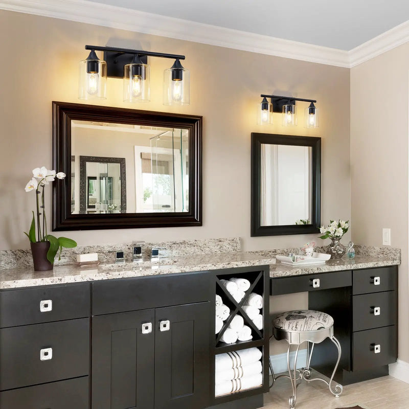 3-Light Matte Bathroom Vanity Wall Light by HouseOfZazla
